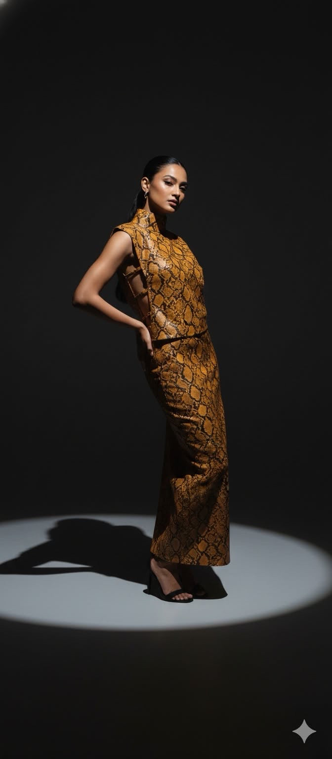 The Amber Python Co-ord Set